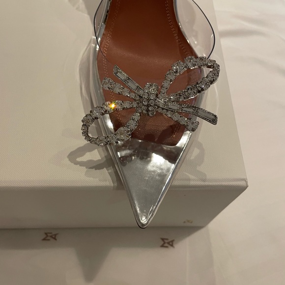 Brand new with box. Never worn. Amina Muuadi Rosie PVC Slingback size 38 - Picture 2 of 4
